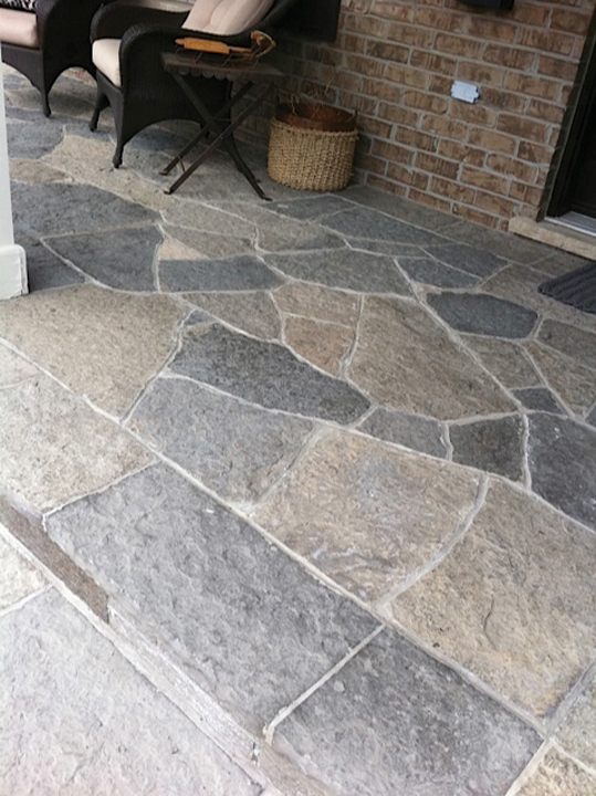 Landscaping with stone